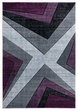 United Weavers Bristol Purple Rectangle 2x4 ft Olefin Carpet 123572