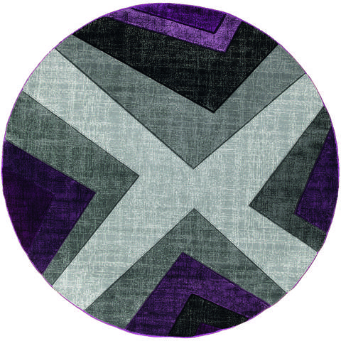 United Weavers Bristol Purple Round 70 X 70 Area Rug 2050 10082 88R 806-123574 Image 0