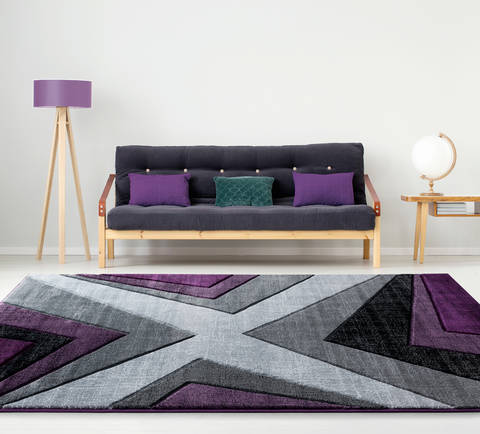 United Weavers Bristol Purple 70 X 100 Area Rug 2050 10082 912 806-123575 Image 1