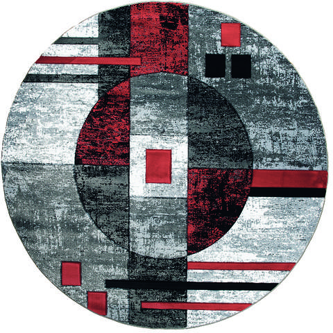 United Weavers Bristol Red Round 70 X 70 Area Rug 2050 10130 88R 806-123586 Image 0