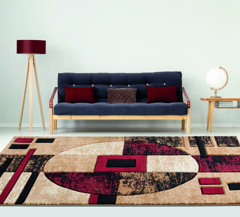 United Weavers Bristol Red 20 X 40 Area Rug 2050 10134 35C 806-123590 Image 1