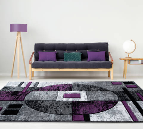 United Weavers Bristol Purple 70 X 100 Area Rug 2050 10182 912 806-123611 Image 1