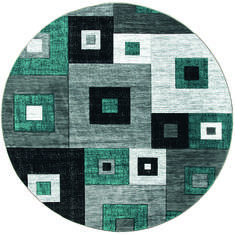United Weavers Bristol Blue Round 7'0" X 7'0" Area Rug 2050 10269 88R 806-123640