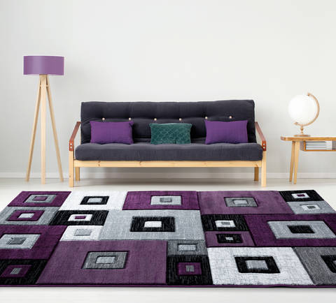 United Weavers Bristol Purple 70 X 100 Area Rug 2050 10282 912 806-123647 Image 1