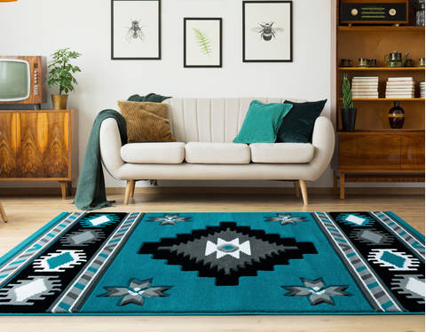 United Weavers Bristol Blue 20 X 40 Area Rug 2050 10469 35C 806-123698 Image 1
