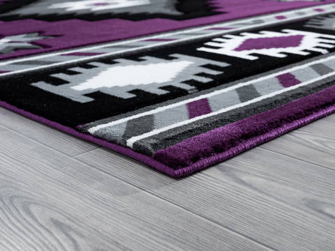 United Weavers Bristol Purple 20 X 40 Area Rug 2050 10482 35C 806-123704 Image 2