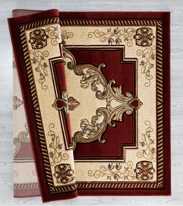 United Weavers Bristol Red Round 710 X 710 Area Rug 20501053488R 806-123718 Image 3