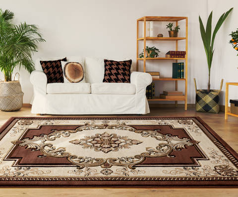 United Weavers Bristol Brown 10 X 20 Area Rug 2050 10551 24 806-123726 Image 1