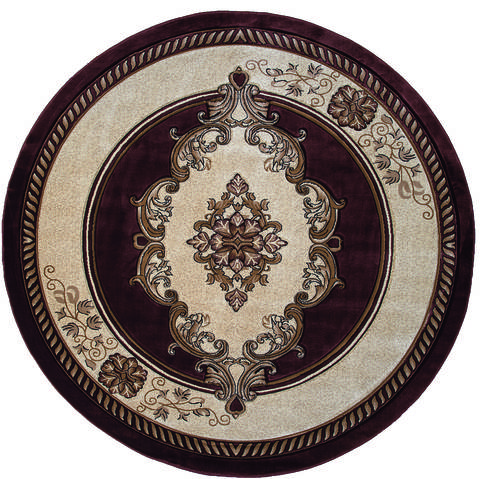 United Weavers Bristol Brown Round 70 X 70 Area Rug 2050 10551 88R 806-123730 Image 0