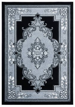 United Weavers Bristol Grey Rectangle 1x2 ft Olefin Carpet 123756