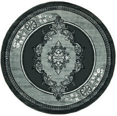 United Weavers Bristol Grey Round 7 to 8 ft Olefin Carpet 123766
