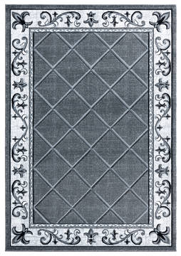 United Weavers Bristol Grey Rectangle 1x2 ft Olefin Carpet 123780