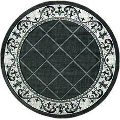 United Weavers Bristol Grey Round 7'0" X 7'0" Area Rug 2050 10972 88R 806-123784