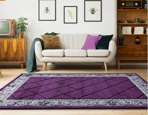United Weavers Bristol Purple 20 X 40 Area Rug 2050 10982 35C 806-123788 Image 1