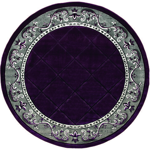 United Weavers Bristol Purple Round 70 X 70 Area Rug 2050 10982 88R 806-123790 Image 0