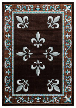 United Weavers Bristol Blue Runner 6 to 9 ft Olefin Carpet 123799