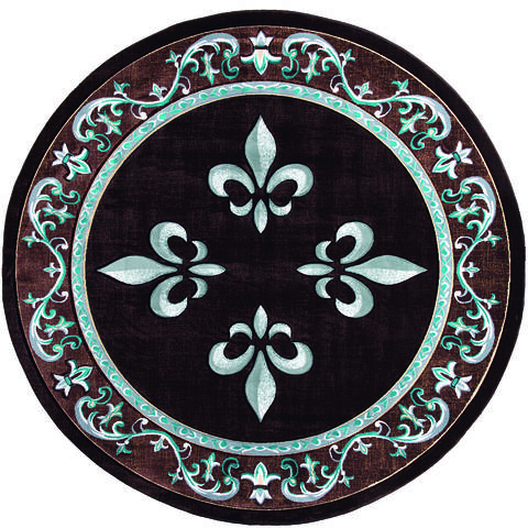 United Weavers Bristol Blue Round 70 X 70 Area Rug 2050 11069 88R 806-123802 Image 0