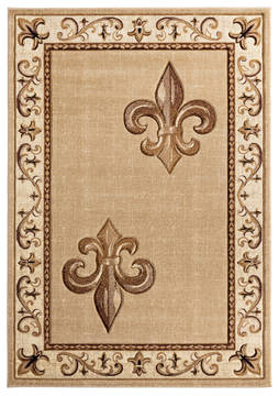 United Weavers Bristol Beige Runner 6 to 9 ft Olefin Carpet 123817