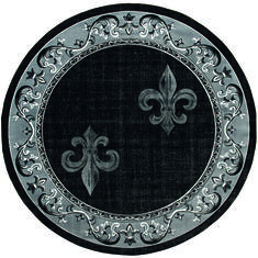 United Weavers Bristol Grey Round 7'0" X 7'0" Area Rug 2050 11272 88R 806-123838