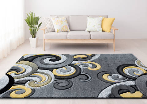 United Weavers Bristol Yellow Runner 20 X 70 Area Rug 2050 11312 28C 806-123841 Image 1
