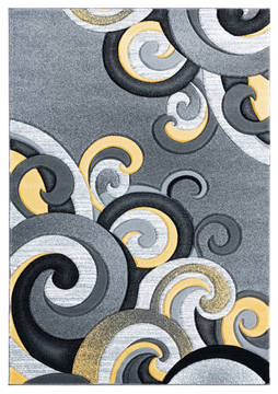 United Weavers Bristol Yellow Runner 2'0" X 7'0" Area Rug 2050 11312 28C 806-123841