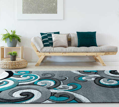 United Weavers Bristol Blue 70 X 100 Area Rug 2050 11369 912 806-123857 Image 1