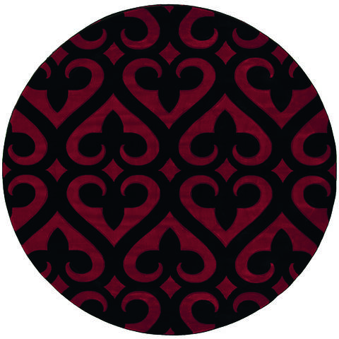 United Weavers Bristol Red Round 70 X 70 Area Rug 2050 11430 88R 806-123862 Image 0