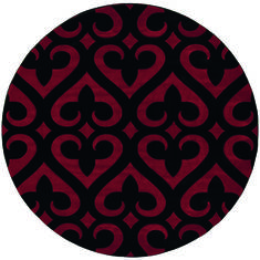 United Weavers Bristol Red Round 7'0" X 7'0" Area Rug 2050 11430 88R 806-123862