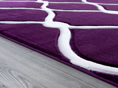 United Weavers Bristol Purple Runner 20 X 70 Area Rug 2050 11582 28C 806-123895 Image 4