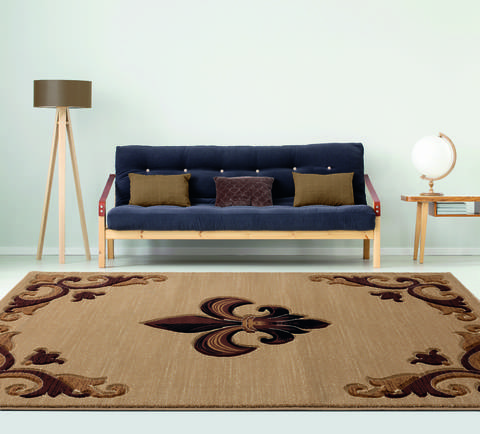 United Weavers Bristol Beige Round 70 X 70 Area Rug 2050 11726 88R 806-123934 Image 1