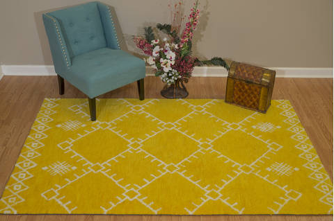 United Weavers Casablanca Yellow 10 X 30 Area Rug 1510 20112 24 806-123958 Image 1