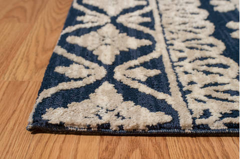 United Weavers Chenille Blue Runner 20 X 70 Area Rug 1515 40164 33 806-123995 Image 2