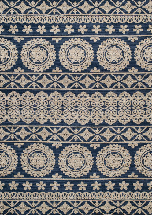 United Weavers Chenille Blue Runner 20 X 70 Area Rug 1515 40164 33 806-123995 Image 0