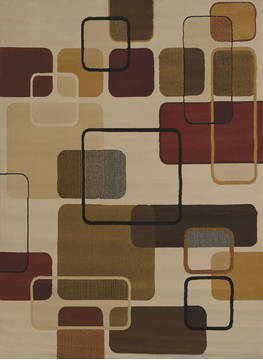 United Weavers China Garden Beige Rectangle 1x2 ft Polypropylene Carpet 124038