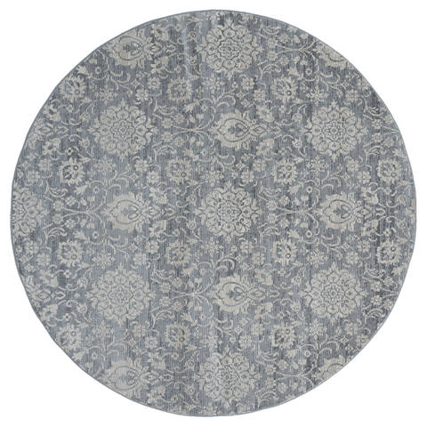 United Weavers Clairmont Grey Round 70 X 70 Area Rug 4000 40290 88R 806-124109 Image 0