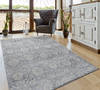 United Weavers Clairmont Grey Round 70 X 70 Area Rug 4000 40290 88R 806-124109 Thumb 1