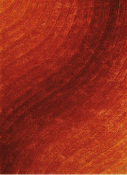 United Weavers Finesse Orange Rectangle 5x7 ft Polyester Carpet 124162