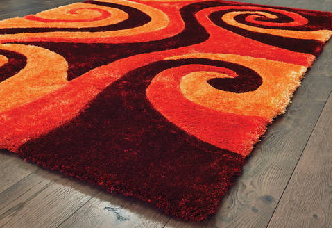 United Weavers Finesse Orange 70 X 100 Area Rug 2100 21550 912 806-124199 Image 2