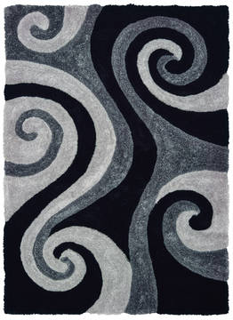 United Weavers Finesse Black 1'0" X 3'0" Area Rug 2100 21570 24 806-124203