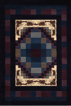 United Weavers Manhattan Blue 7'0" X 10'0" Area Rug 940 13064 912 806-124259