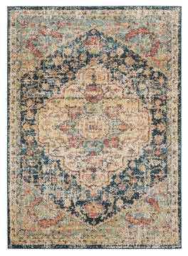 United Weavers Marrakesh Multicolor Rectangle 5x7 ft Olefin Carpet 124286