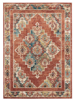 United Weavers Marrakesh Red Rectangle 5x7 ft Olefin Carpet 124342