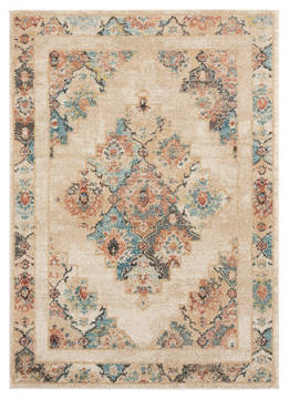 United Weavers Marrakesh Beige Rectangle 5x7 ft Olefin Carpet 124349