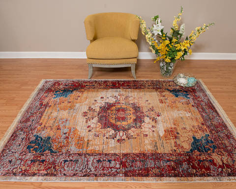 United Weavers Monaco Red 20 X 40 Area Rug 1950 10135 34 806-124450 Image 1