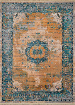 United Weavers Monaco Blue Rectangle 9x13 ft Polyester Carpet 124460