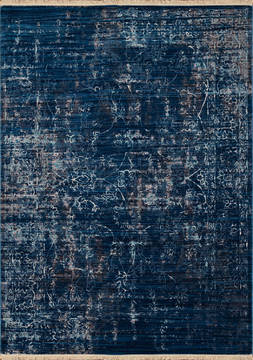 United Weavers Monaco Blue Rectangle 5x7 ft Polyester Carpet 124465