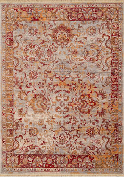 United Weavers Monaco Red Rectangle 1x2 ft Polyester Carpet 124504