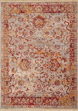 United Weavers Monaco Red Rectangle 5x7 ft Polyester Carpet 124507