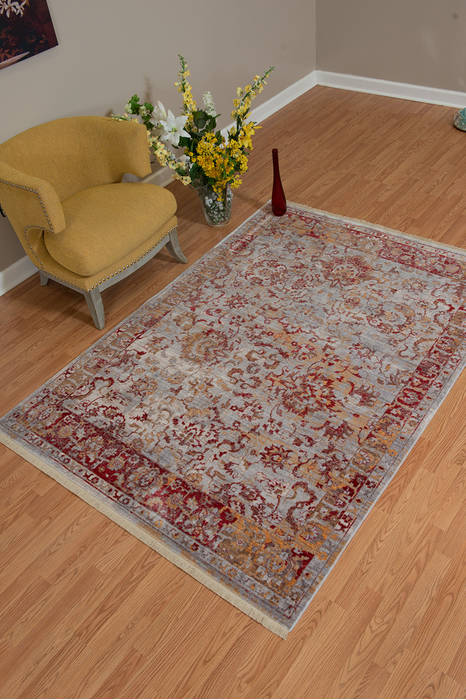 United Weavers Monaco Red 90 X 130 Area Rug 1950 10735 1013 806-124509 Image 1