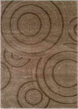 United Weavers Mystique Beige Rectangle 1x2 ft Polyester Carpet 124546